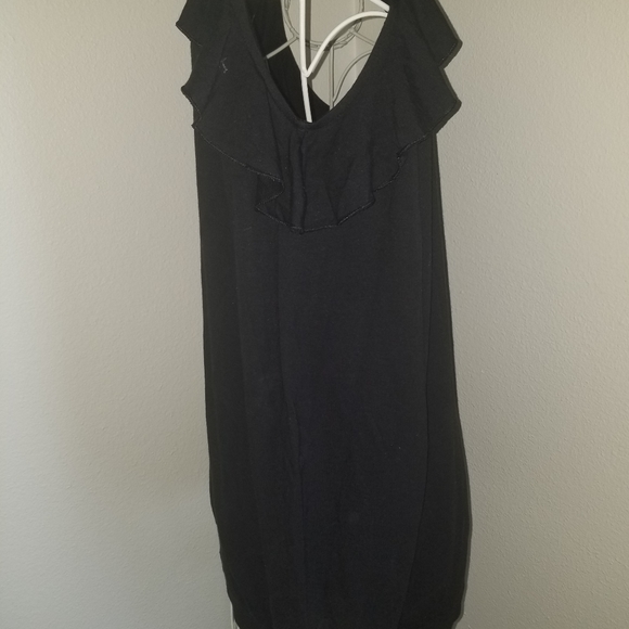 Express One Eleven Ruffle Cold Shoulder Top - Picture 4 of 7